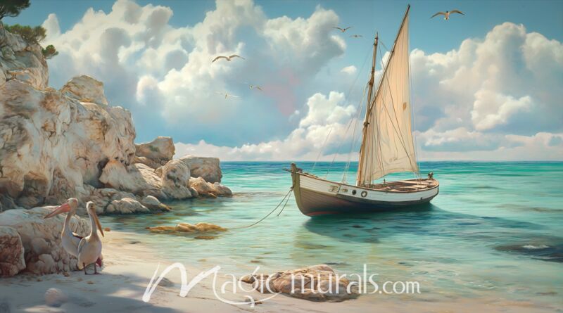 Restful Waters Two Wallpaper Wall Mural
