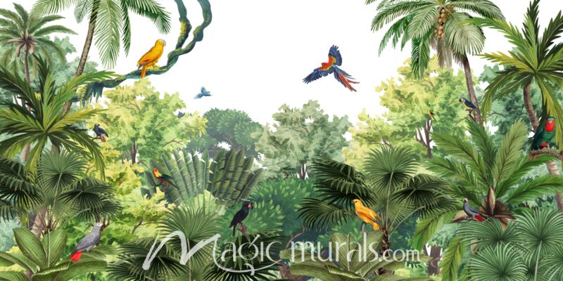 Canopy Jungle by Kikki Belle Wallpaper Wall Mural