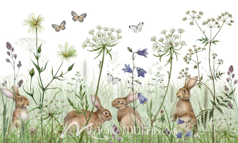 In the Undergrowth by Kikki Belle Wallpaper Wall Mural