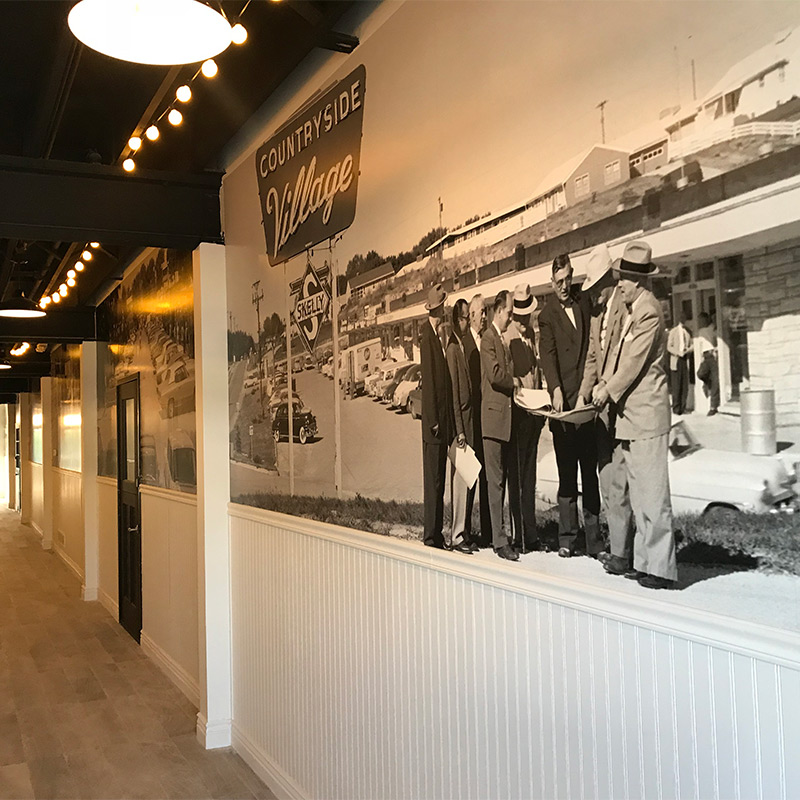 If you have your own photographs, artwork or logos, our design team will work with you to create wall murals with a unified design, showcase them and create custom art pieces for your restaurant. Great food! Great service! Great atmosphere! Great murals!