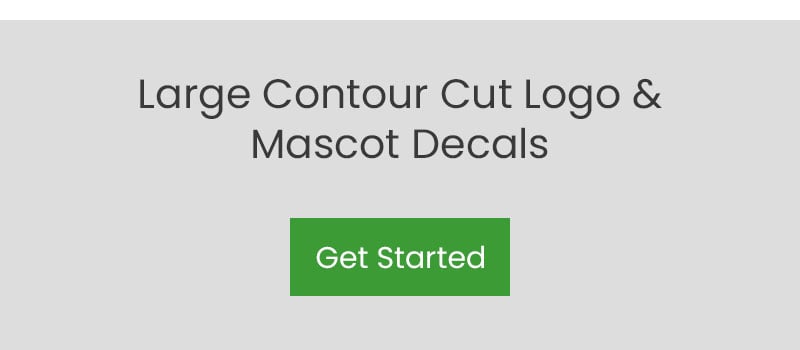 Large Contour Cut Logo & Mascot Decals - get started