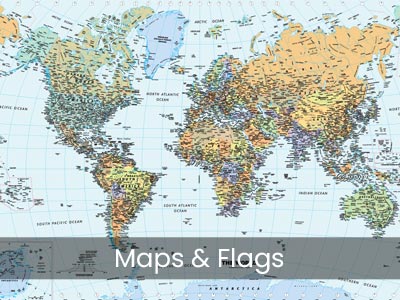 Shop maps & flags wallpaper