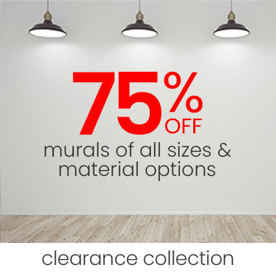 75% off Clearance Murals