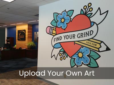 Upload your own artwork and images via our Create Your Own Mural's page