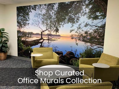 Shop our curated office mural collection